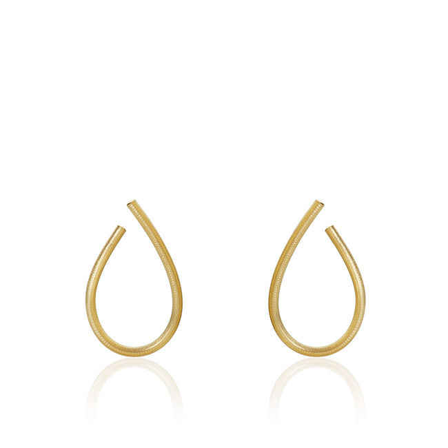 Kharisma øreringe, mellem, guld 18 K. Dulong Fine Jewelry