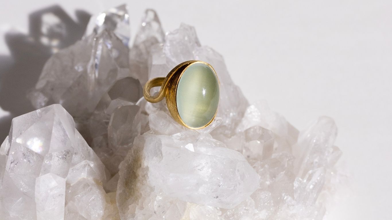 Rings with gemstones