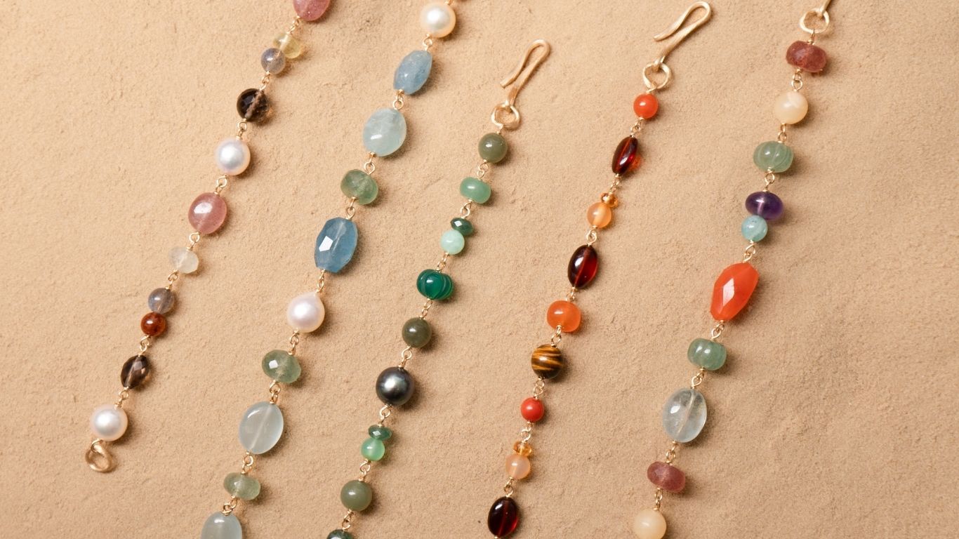 Jewelry with gemstones