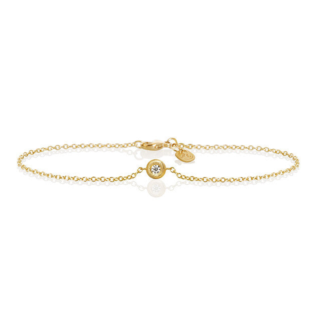 Glory armbånd med 1 brillant, Guld 18K | Dulong Fine Jewelry