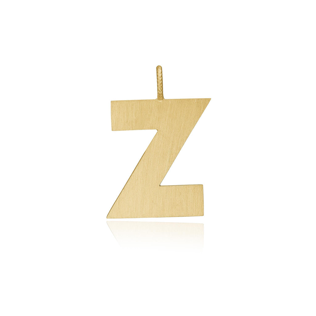 Letter Z vedhæng til en halskæde, guld 18 K. Dulong Fine Jewelry
